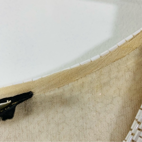 Vintage Lillie Rubin 100% silk beaded sequin top. - Picture 12 of 12